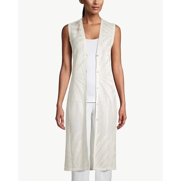 NWT Chico's palm sweater vest - Picture 4 of 5